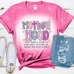 Motherhood Bleached tee